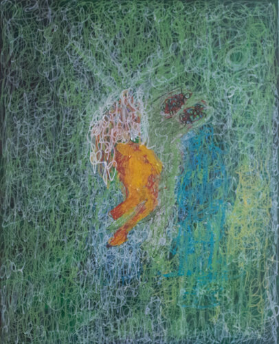 Waves of Greens di Nathalie Gribinski, Pittura in vendita su Singulart