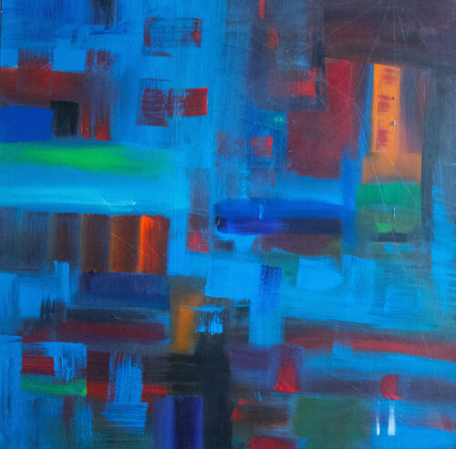 The Insiders par Nathalie Gribinski, Peinture en vente sur Singulart