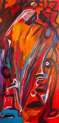 Mamba by Nathalie Gribinski, Painting for Sale on Singulart