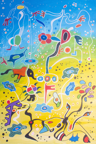Summer Chance by Nathalie Gribinski, Painting for Sale on Singulart