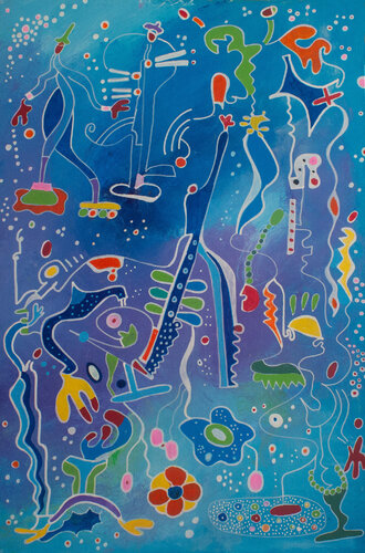 Glory van Nathalie Gribinski, Schilderij te koop op Singulart