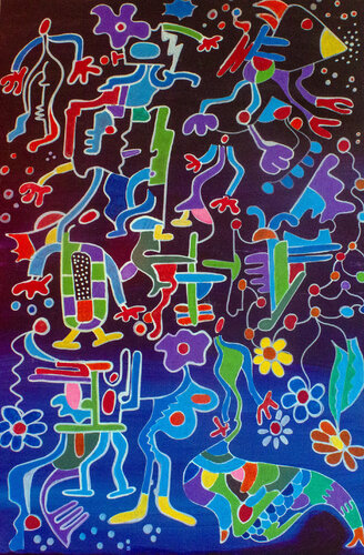 The Sirene by Nathalie Gribinski, Painting for Sale on Singulart