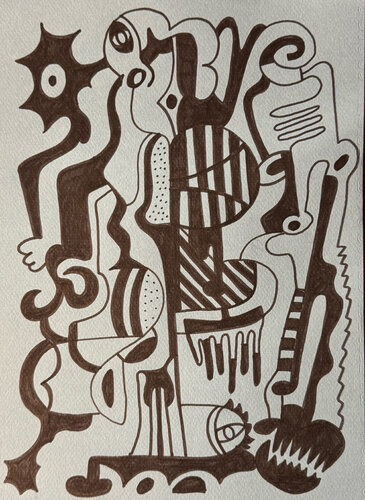 Music Soul by Nathalie Gribinski, Drawing for Sale on Singulart