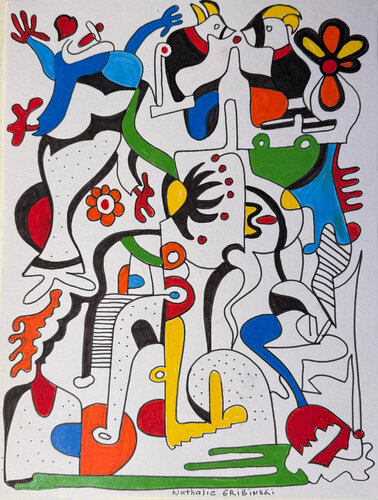 The Guardian of Echoes par Nathalie Gribinski, Dessin en vente sur Singulart