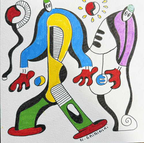 Between Two Breaths par Nathalie Gribinski, Œuvre sur papier en vente sur Singulart