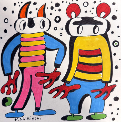 Melody of Becoming by Nathalie Gribinski, Work on Paper for Sale on Singulart