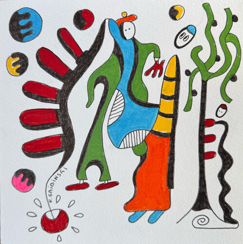 The Awaking Field par Nathalie Gribinski, Œuvre sur papier en vente sur Singulart