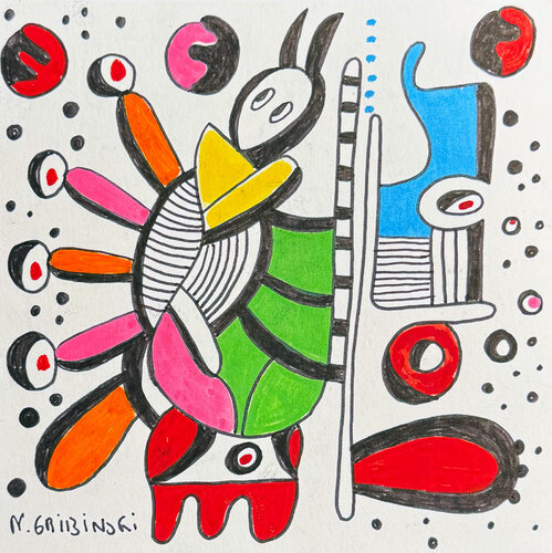 The Radiant Creature par Nathalie Gribinski, Œuvre sur papier en vente sur Singulart