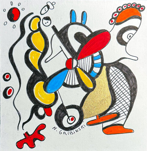 The Pulse Machine by Nathalie Gribinski, Work on Paper for Sale on Singulart