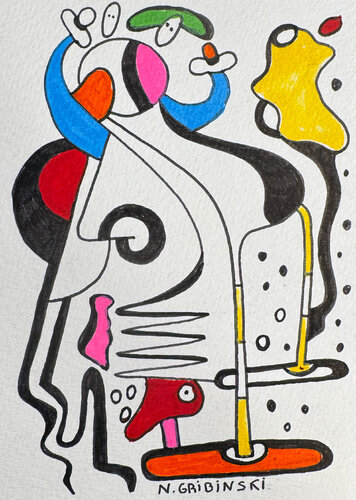 Spring Within by Nathalie Gribinski, Work on Paper for Sale on Singulart