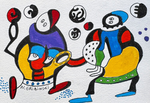 Orbit of Companions von Nathalie Gribinski, Werk auf Papier kaufen auf Singulart
