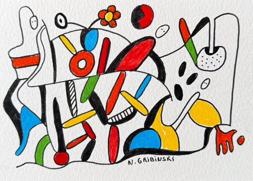 The Harmony Machine par Nathalie Gribinski, Œuvre sur papier en vente sur Singulart