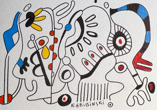 Symphony of Seeds par Nathalie Gribinski, Œuvre sur papier en vente sur Singulart