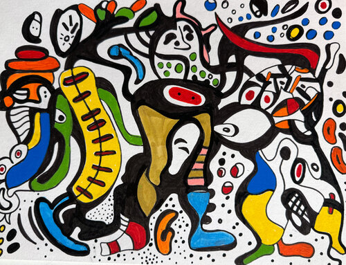Bed and Breakfast de Nathalie Gribinski, Obra en papel a la venta en Singulart