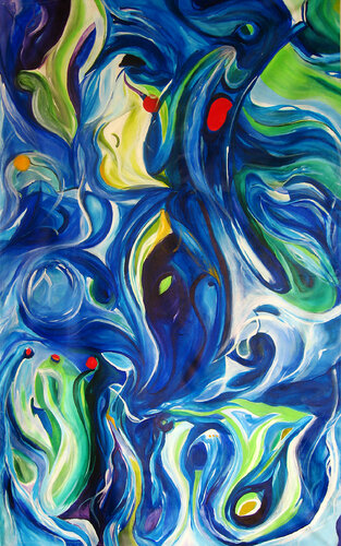 The Indian Smoker van Nathalie Gribinski, Schilderij te koop op Singulart