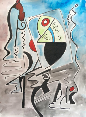 Bird Cage by Nathalie Gribinski, 종이 for Sale on Singulart