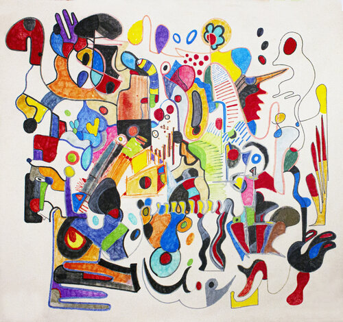 Ali Baba's Cavern di Nathalie Gribinski, Pittura in vendita su Singulart