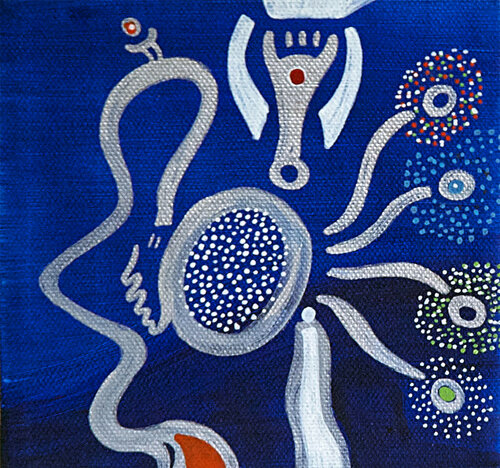 The woman in silver Nathalie Gribinski