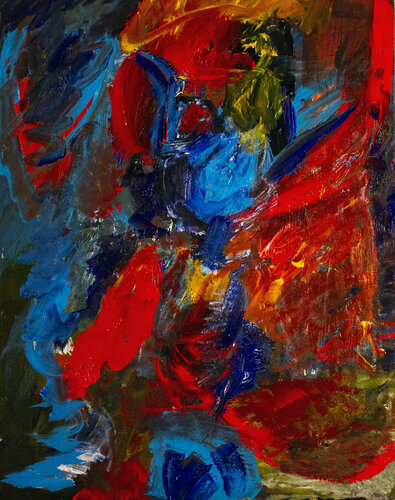 The wings of fear di Nathalie Gribinski, Pittura in vendita su Singulart