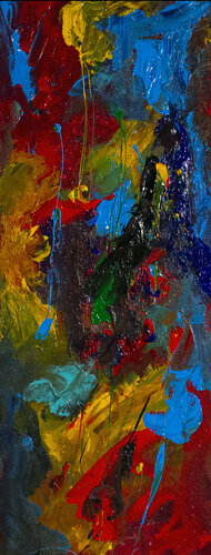 The cyclone's eye par Nathalie Gribinski, Peinture en vente sur Singulart