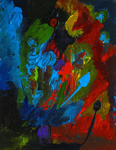 The green Guardian par Nathalie Gribinski, Peinture en vente sur Singulart