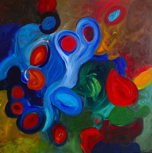 Breath of joy par Nathalie Gribinski, Peinture en vente sur Singulart