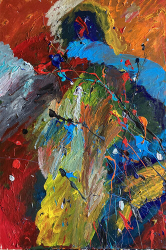 Blast of Dreams par Nathalie Gribinski, Peinture en vente sur Singulart