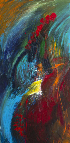 Cascade of Fire di Nathalie Gribinski, Pittura in vendita su Singulart