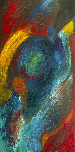 Cascade of Flowers par Nathalie Gribinski, Peinture en vente sur Singulart
