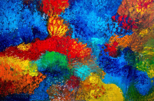 Passion's Garden von Nathalie Gribinski, Malerei kaufen auf Singulart