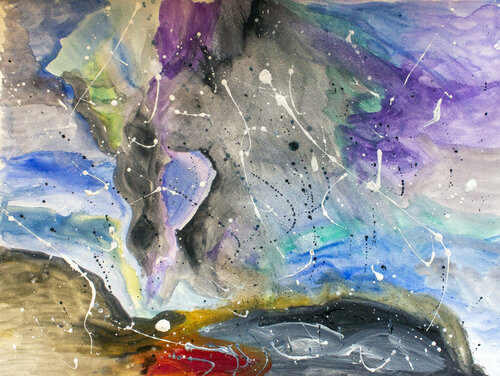Winter's Folly by Nathalie Gribinski, Work on Paper for Sale on Singulart