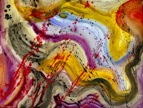 Waves of desire par Nathalie Gribinski, Œuvre sur papier en vente sur Singulart