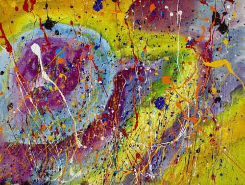 Green Riviera di Nathalie Gribinski, Pittura in vendita su Singulart