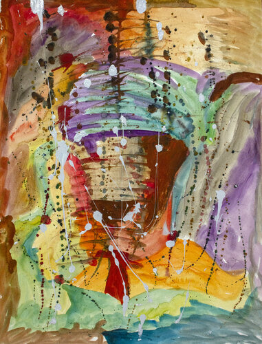 Vessel's Blossom di Nathalie Gribinski, Pittura in vendita su Singulart