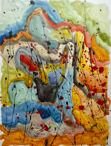 Big River van Nathalie Gribinski, Schilderij te koop op Singulart