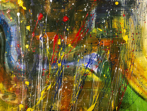 River of thoughts van Nathalie Gribinski, Schilderij te koop op Singulart