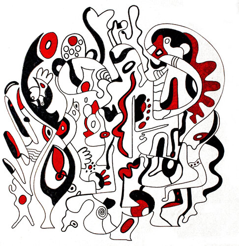 Playful Dream di Nathalie Gribinski, Pittura in vendita su Singulart