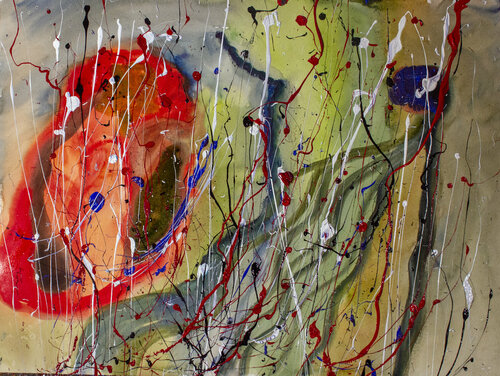 Silence of the octopus van Nathalie Gribinski, Schilderij te koop op Singulart