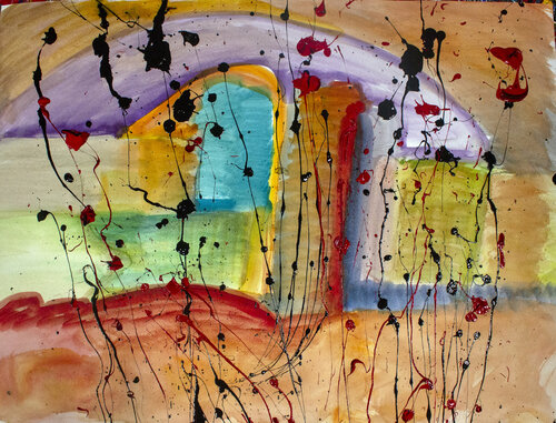Welcome Home by Nathalie Gribinski, Work on Paper for Sale on Singulart