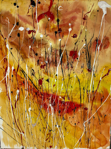 Burning Desire van Nathalie Gribinski, Schilderij te koop op Singulart