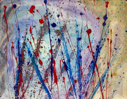 Flowers of the Soul von Nathalie Gribinski, Malerei kaufen auf Singulart