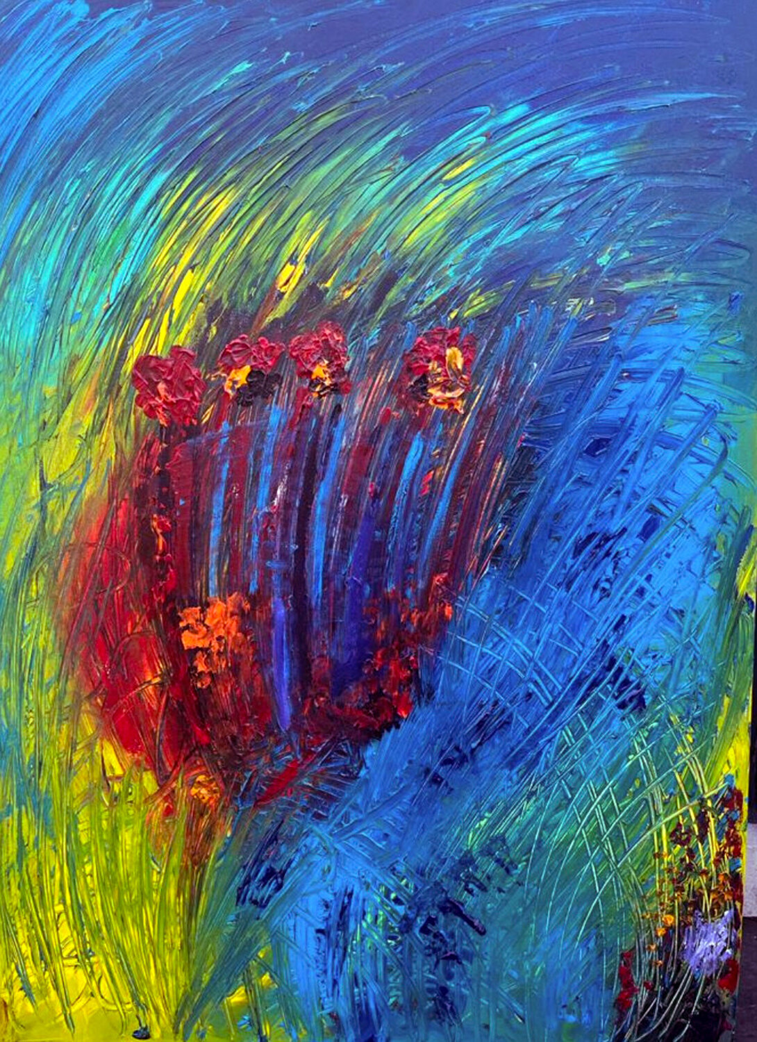 Flowers in the wind Nathalie Gribinski
