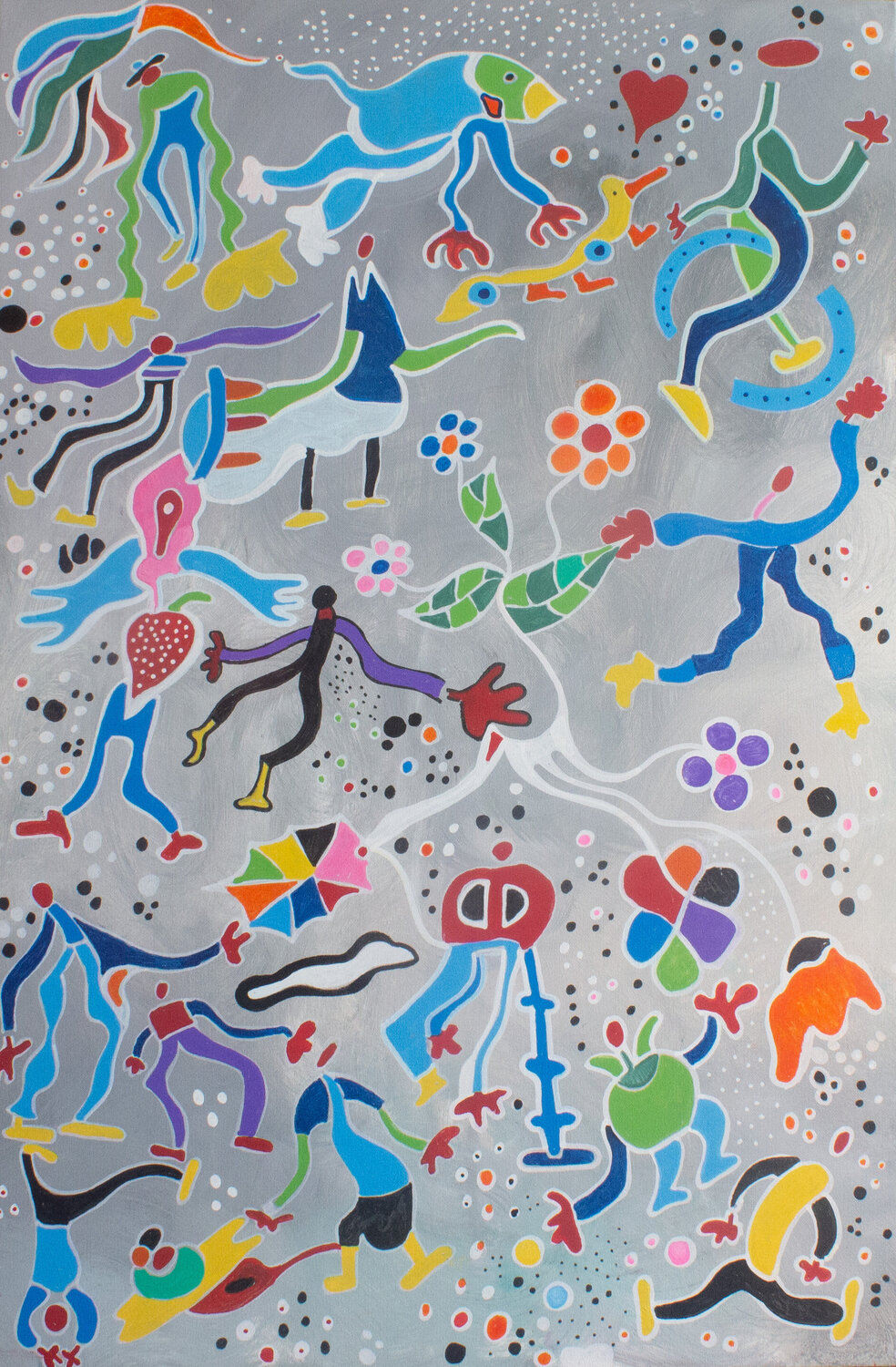 Fruit Dance Nathalie Gribinski Original painting for sale