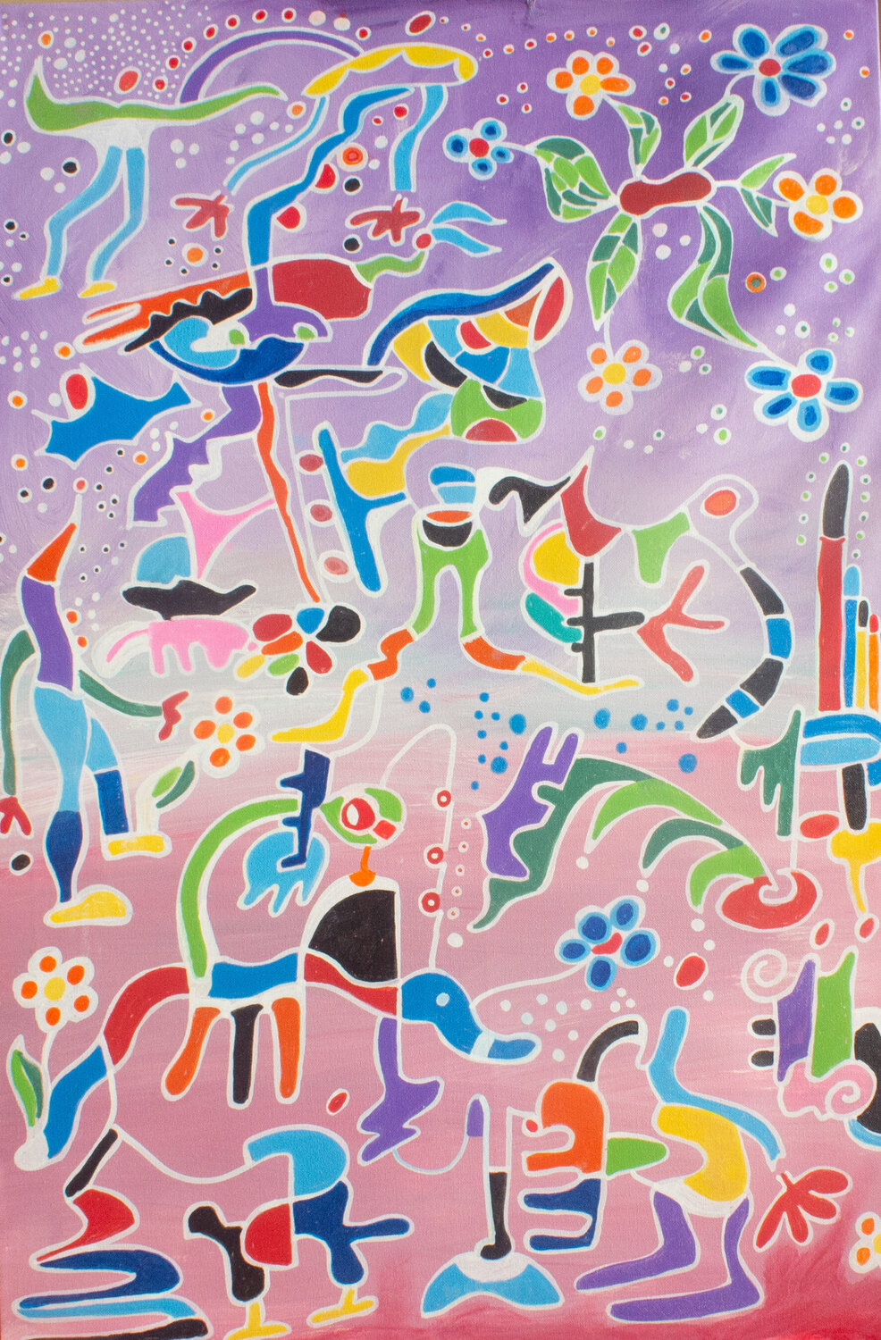 Flowers of Heaven Nathalie Gribinski Dipinto originale in vendita