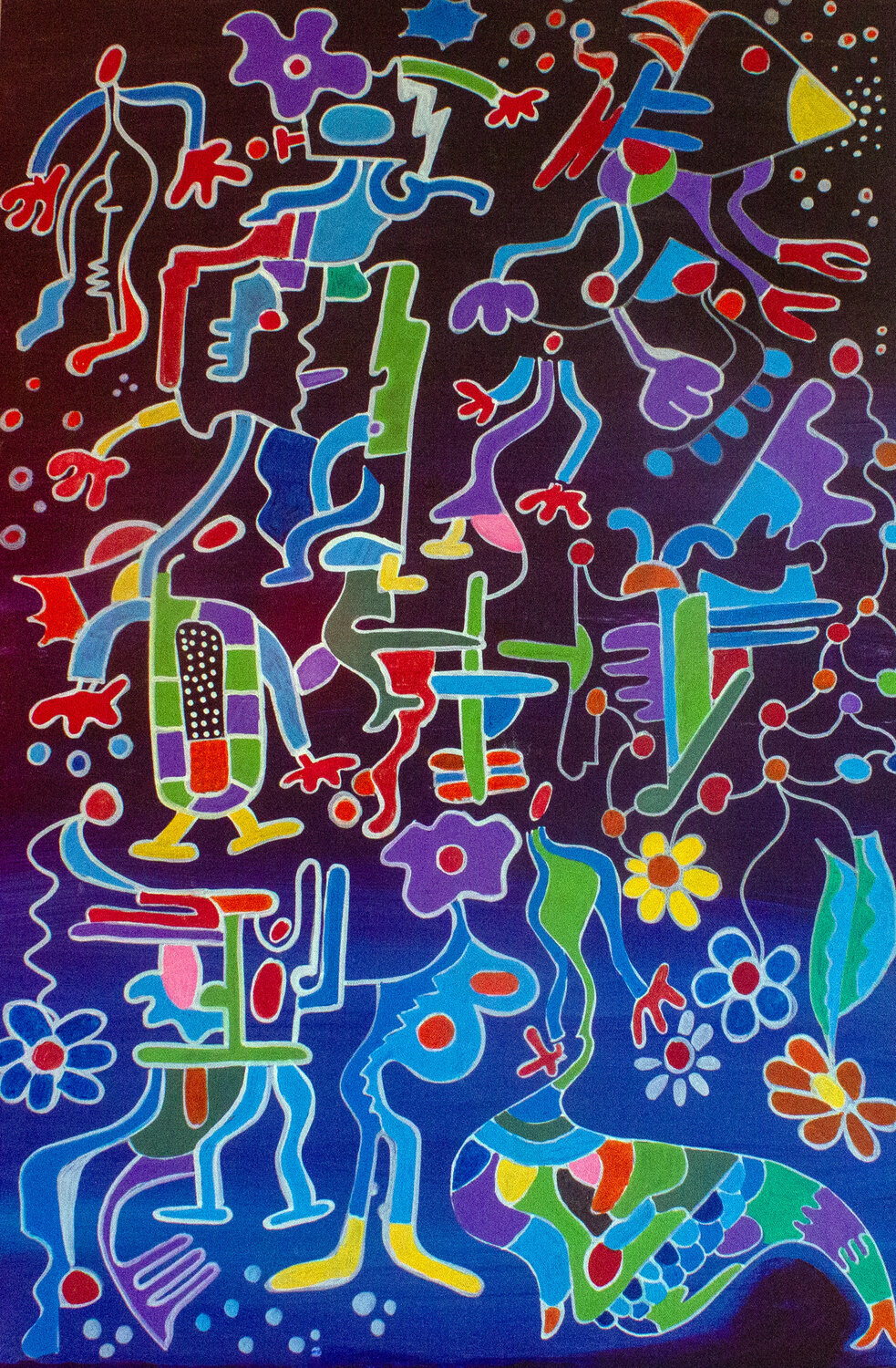 The Sirene Nathalie Gribinski Original painting for sale