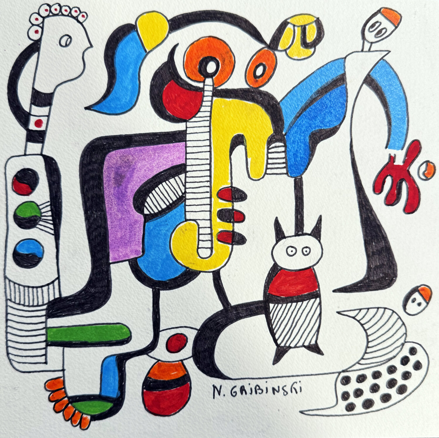 She Dreamed on Feathers Nathalie Gribinski