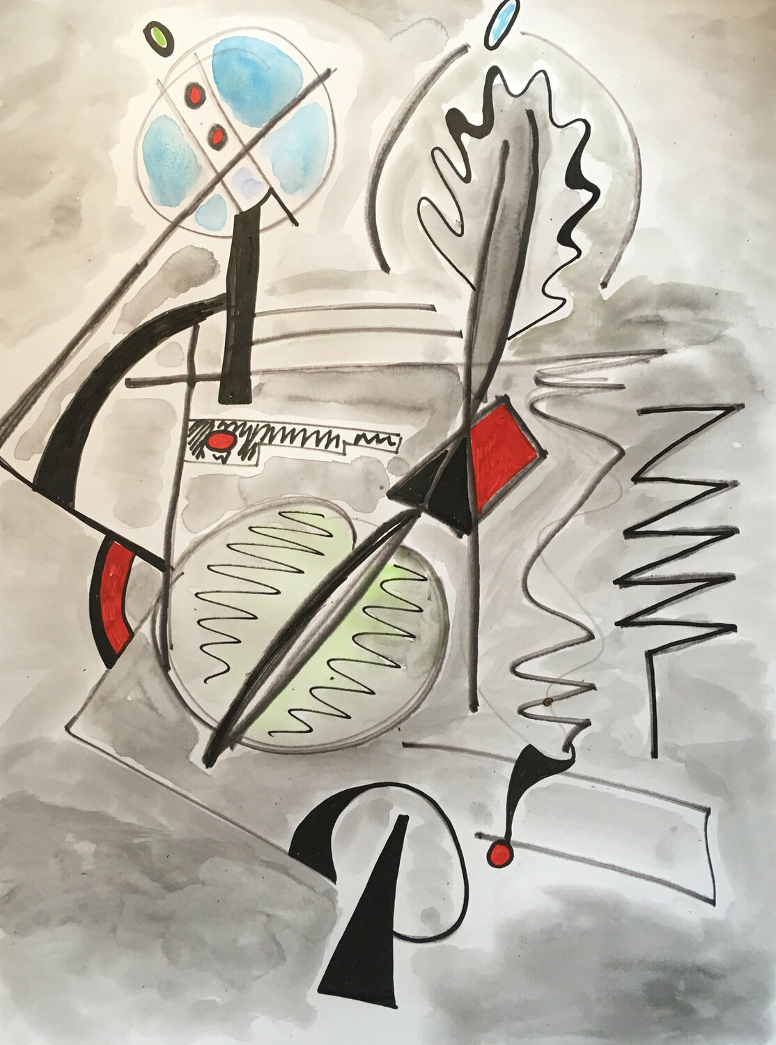 Sound of Life Nathalie Gribinski Werk auf Papier zu verkaufen