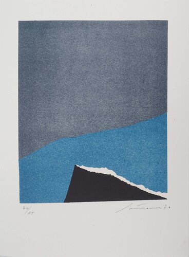 Musique, chansons du monde, Lithographie originale signée par Giuseppe Santomaso, Édition en vente sur Singulart