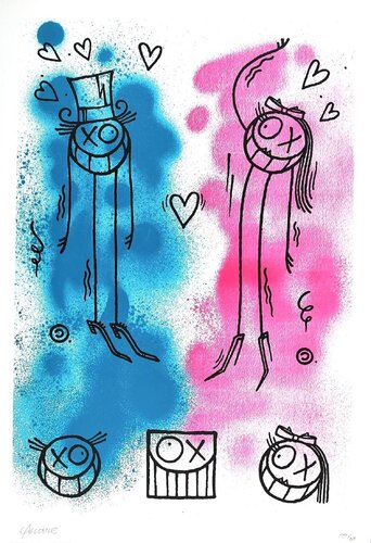 Mr. A & Miss A (Uncut Love Edition) by André Saraiva, Print for Sale on Singulart