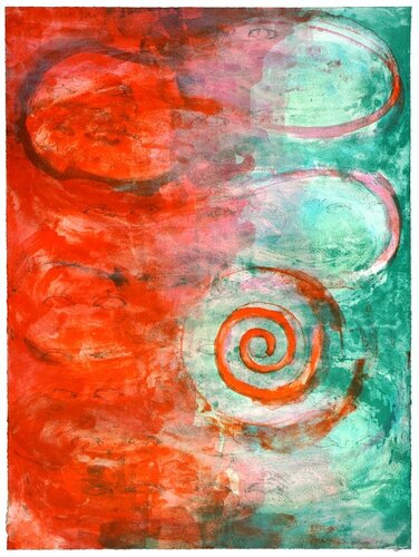 Circle in a spiral van Jan Saudek, Afdruk te koop op Singulart